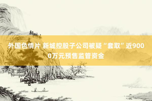 外国色情片 新城控股子公司被疑“套取”近9000万元预售监管资金