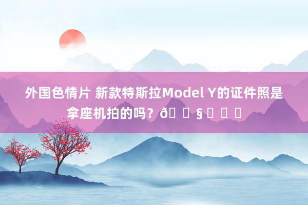 外国色情片 新款特斯拉Model Y的证件照是拿座机拍的吗？😧 ​​​