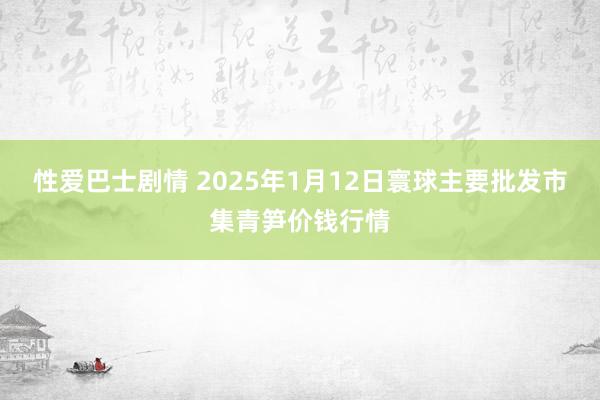 性爱巴士剧情 2025年1月12日寰球主要批发市集青笋价钱行情