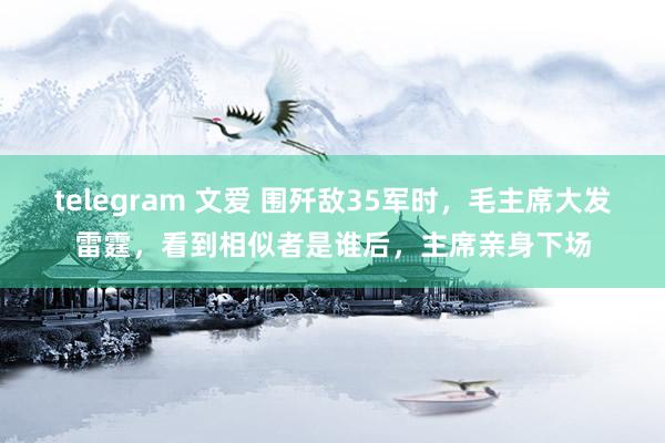 telegram 文爱 围歼敌35军时，毛主席大发雷霆，看到相似者是谁后，主席亲身下场
