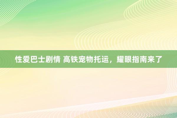 性爱巴士剧情 高铁宠物托运，耀眼指南来了