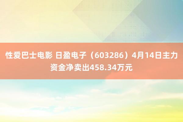 性爱巴士电影 日盈电子（603286）4月14日主力资金净卖出458.34万元